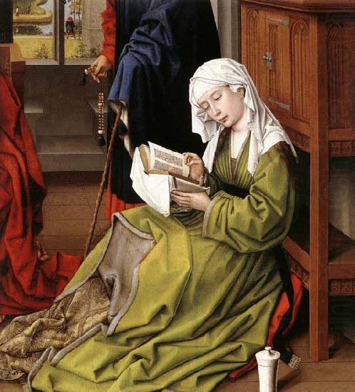 WEYDEN, Rogier van der The Magdalene Reading china oil painting image